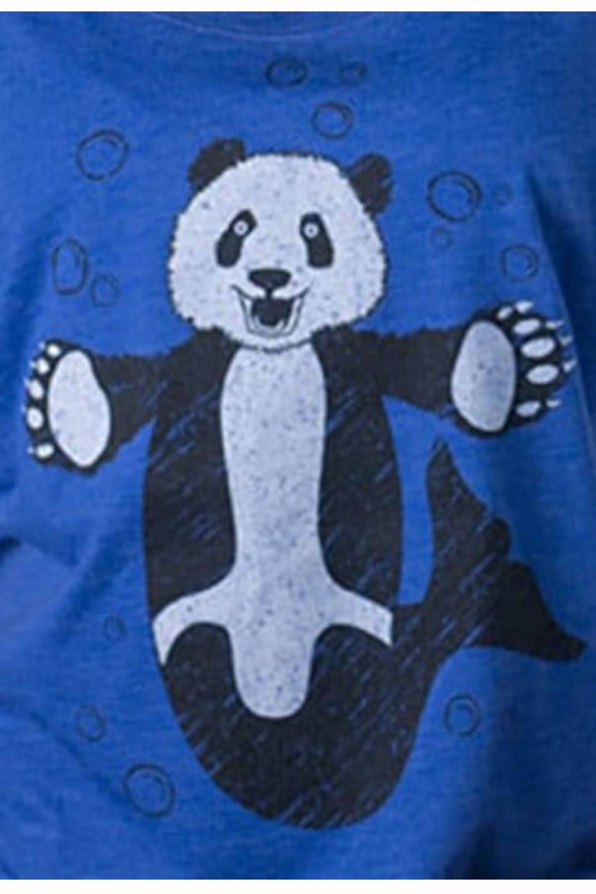 Choke Blue Sea-Panda Dolman Tee