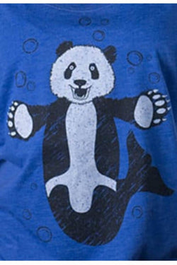Choke Blue Sea-Panda Dolman Tee thumbnail 3