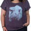 Choke Burgundy Jungle-King Dolman Tee