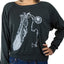 Choke Grey Feather Sweatshirt