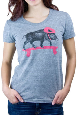 Choke Grey Skateboarder Tee thumbnail 1