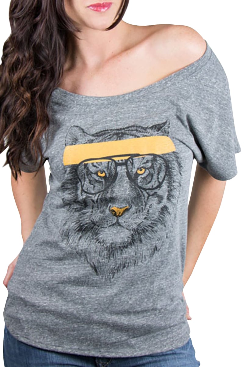 Choke Grey Tiger Dolman Tee