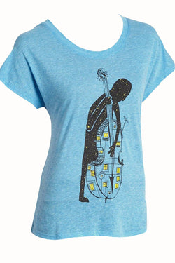 Choke Light-Blue Cello-City Dolman Tee thumbnail 1