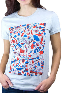 Choke Light-Grey Manifesto Tee thumbnail 1