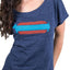 Choke Navy Hot Dog USA Dolman Tee