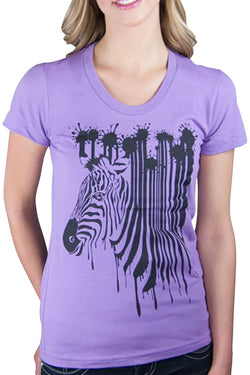 Choke Purple Zebra-Ink Tee thumbnail 1
