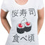 Choke White Cherry-Sushi Tee