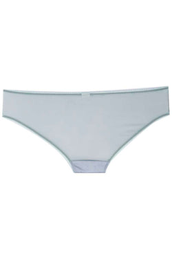 Christian Lacroix Pearl & Blue Glass Lace-Accent Satin Bikini thumbnail 2