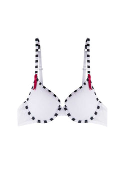 Christian Lacroix White Le Soleil Fishnet Mesh T-Shirt Bra thumbnail 1