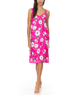 Christian Siriano New York Alta Chemise Nightgown & Robe 2pc Pajama Travel Set Pink thumbnail 3