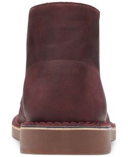 Clarks Bushacre 2 Aubergine Leather Chukka Boots Aubergine thumbnail 4