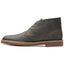 Clarks Bushacre 2 Aubergine Leather Chukka Boots Olive