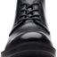 Clarks Paulson Mid Black Leather Casual Boots Black