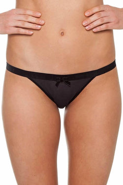 Claudette Black Fishnet Tanga Bikini thumbnail 4