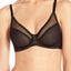 Claudette Black Mesh Demi Bra