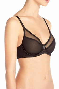 Claudette Black Mesh Demi Bra thumbnail 3