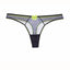 Claudette Navy & Lime Thong