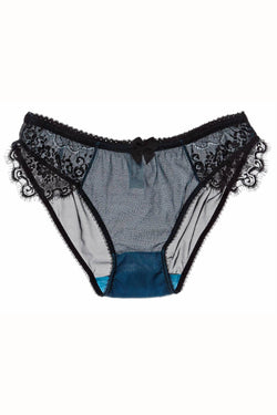 Claudette Neon Turquoise En Dentelle Bikini thumbnail 4