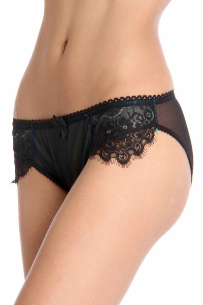 Claudette Neon Turquoise En Dentelle Bikini