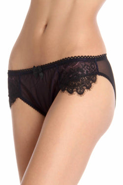 Claudette Neon Violet En Dentelle Bikini thumbnail 1