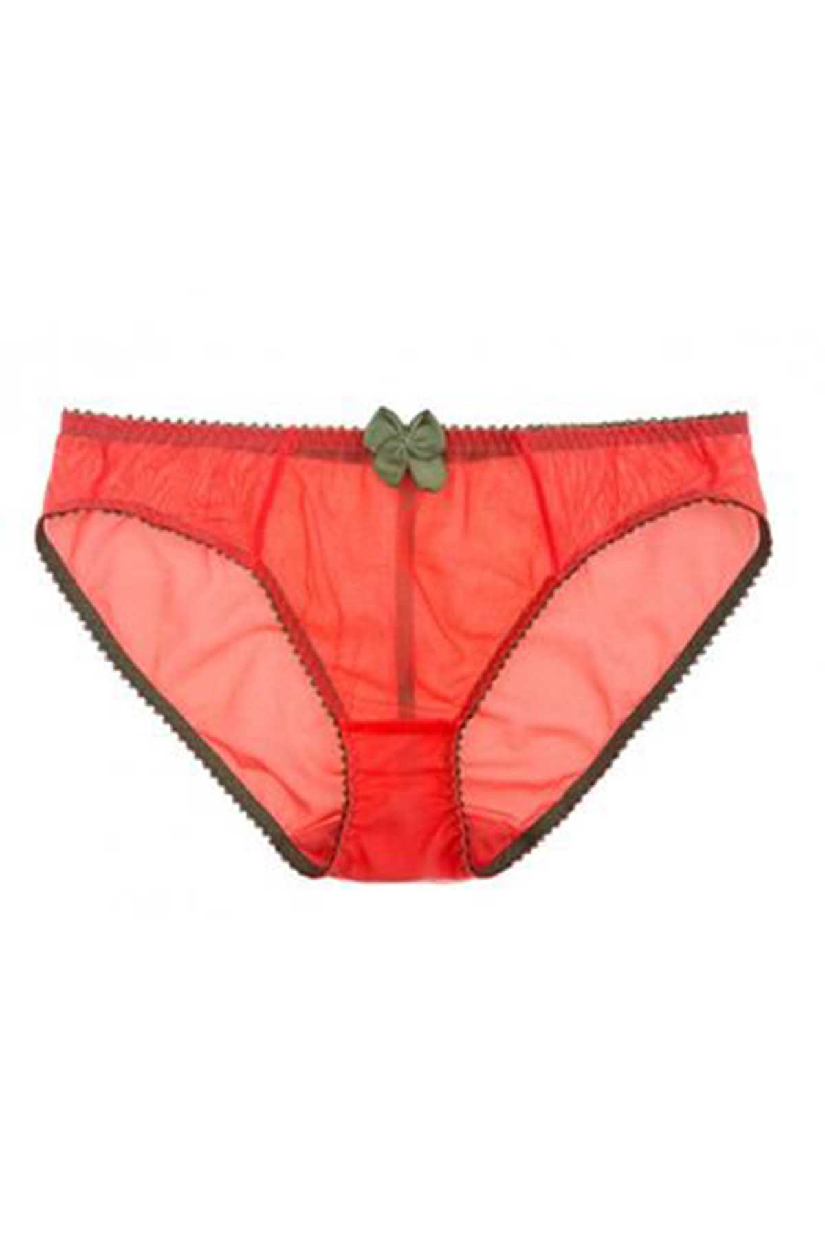 Claudette Papaya & Khaki Bikini