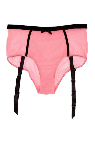 Claudette Pink Fishnet Pin-Up Panty