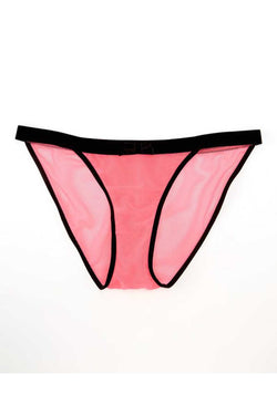 Claudette Pink Fishnet Tanga Bikini thumbnail 1