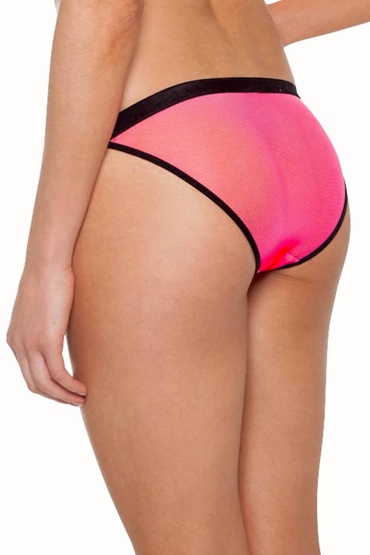 Claudette Pink Fishnet Tanga Bikini