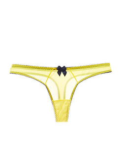 Claudette Yellow & Navy Thong thumbnail 3