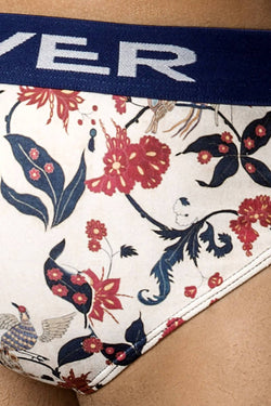 Clever Beige/Navy Trivia Latin Brief thumbnail 3