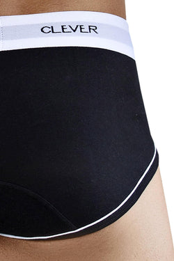 Clever Black Alpine Piping Brief thumbnail 3