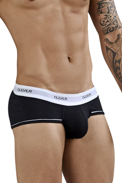 Clever Black Alpine Piping Brief thumbnail 1