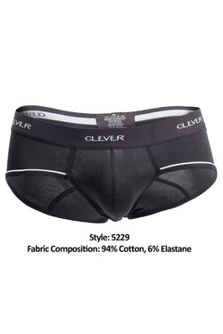Clever Black Alpine Piping Brief thumbnail 4