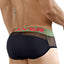 Clever Black Begonia Piping Brief
