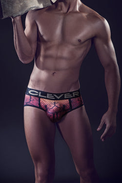Clever Black Chameleon Piping Brief thumbnail 2
