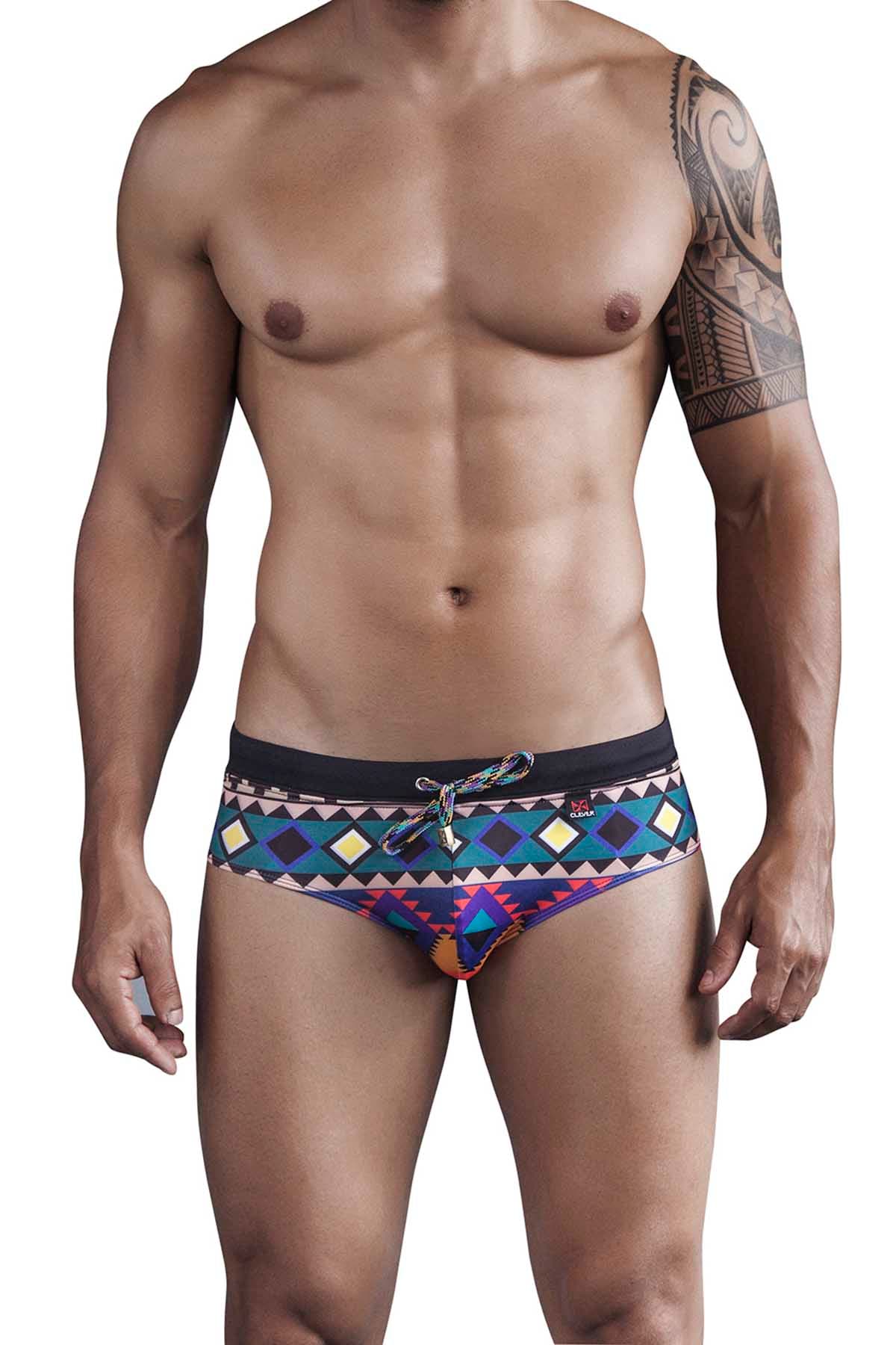 Clever Black Egyptian Swim Brief