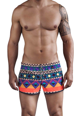 Clever Black Egyptian Swim Short thumbnail 1