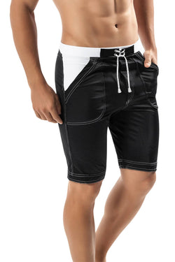 Clever Black Guarulhos Long Swim Trunk thumbnail 1