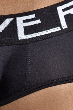 Clever Black Sophisticated Piping Brief thumbnail 3