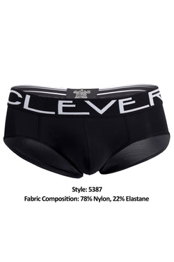 Clever Black Sophisticated Piping Brief thumbnail 4