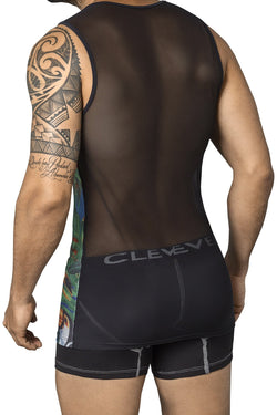 Clever Black Toucan Tank Top thumbnail 2