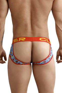 Clever Blue/Coral/Multi Laugh Jockstrap thumbnail 2