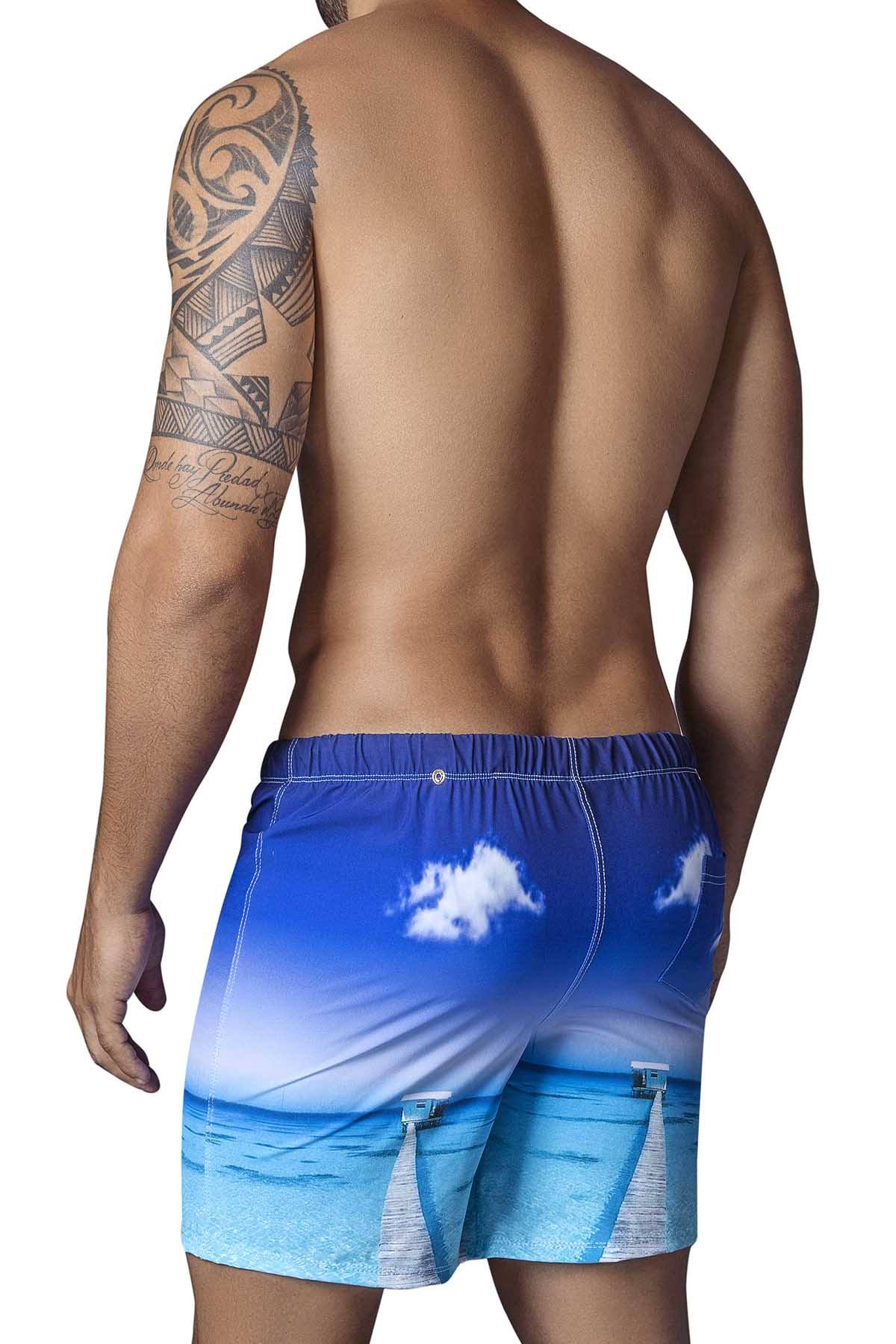 Clever Blue New Zealand Long Swim Short