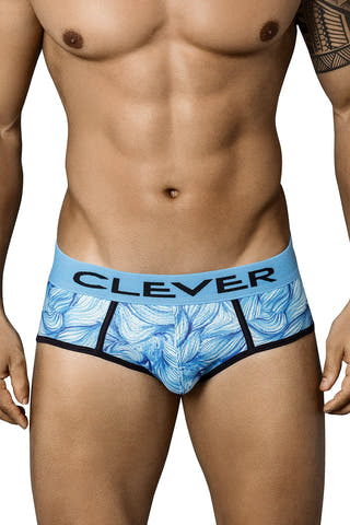 Clever Blue Wind Piping Brief