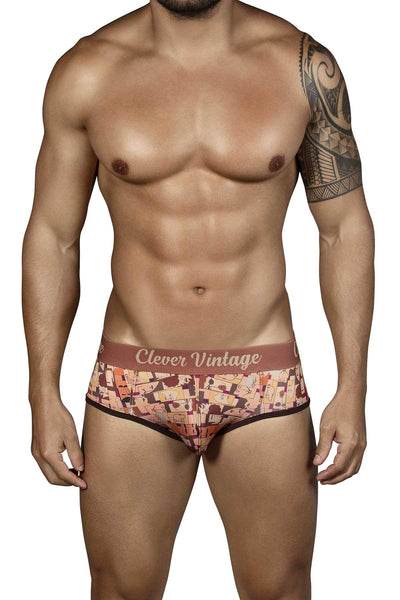 Clever Brown Cartoon Piping Brief