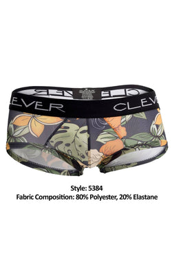 Clever Dark Blue/Multicolor Lotus Piping Brief thumbnail 4