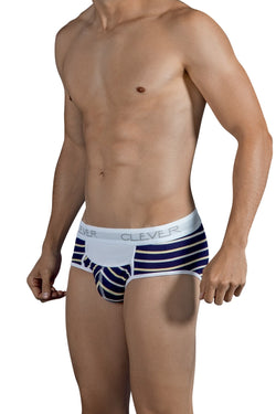 Clever Dark-Blue Wine Piping Brief thumbnail 1