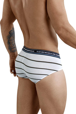 Clever Dark Green Milkshake Latin Brief thumbnail 2