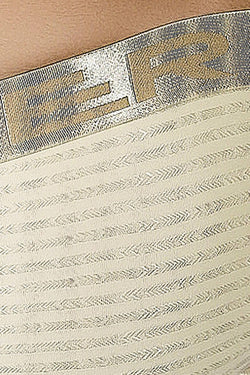 Clever Gold Limited Edition Textured Stripe Latin Brief thumbnail 3