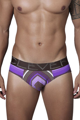 Clever Grape Limited Edition Striped Latin Brief